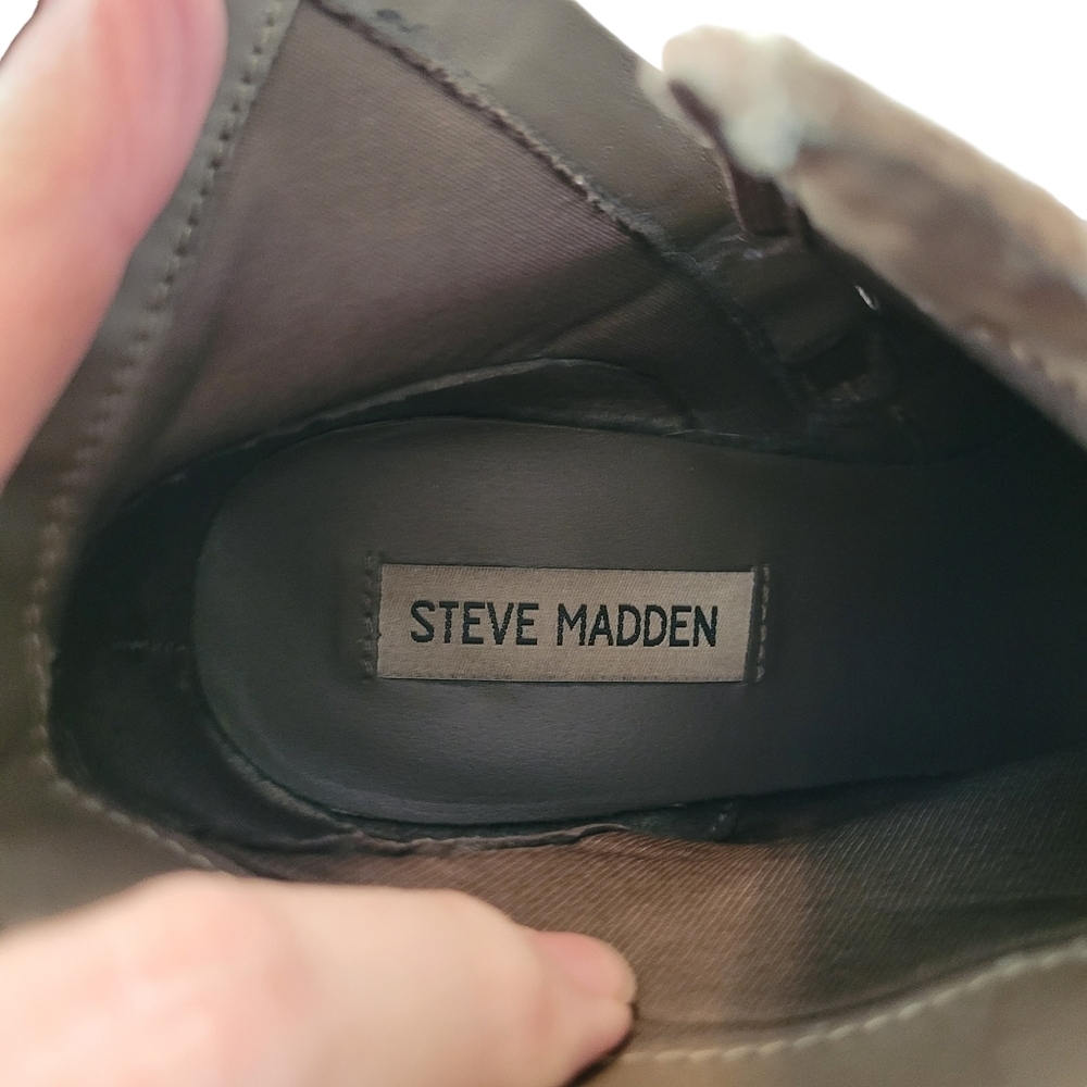 Steve Madden Cian Suede Anke Boot With Fringe - 9… - image 6